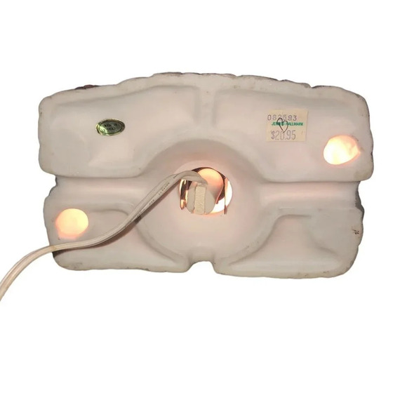 HAUNTED HOUSE Porcelain Illuminated Halloween Spooky Ghosts Pumpkins Black Cats - Picture 6 of 7